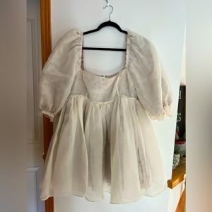 The Selkie Heritage Rose Puff Dress L